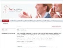 Tablet Screenshot of five4success-academy.com